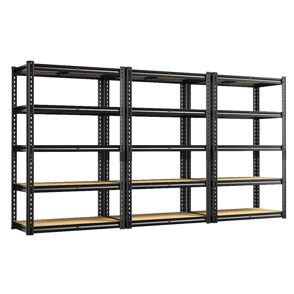 Estantería Metálica Ajustable de 5 Niveles (hasta 915 kg) para Garaje, Cocina y Depósito — FlexiRack™