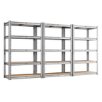 Estantería Metálica Ajustable de 5 Niveles (hasta 915 kg) para Garaje, Cocina y Depósito — FlexiRack™