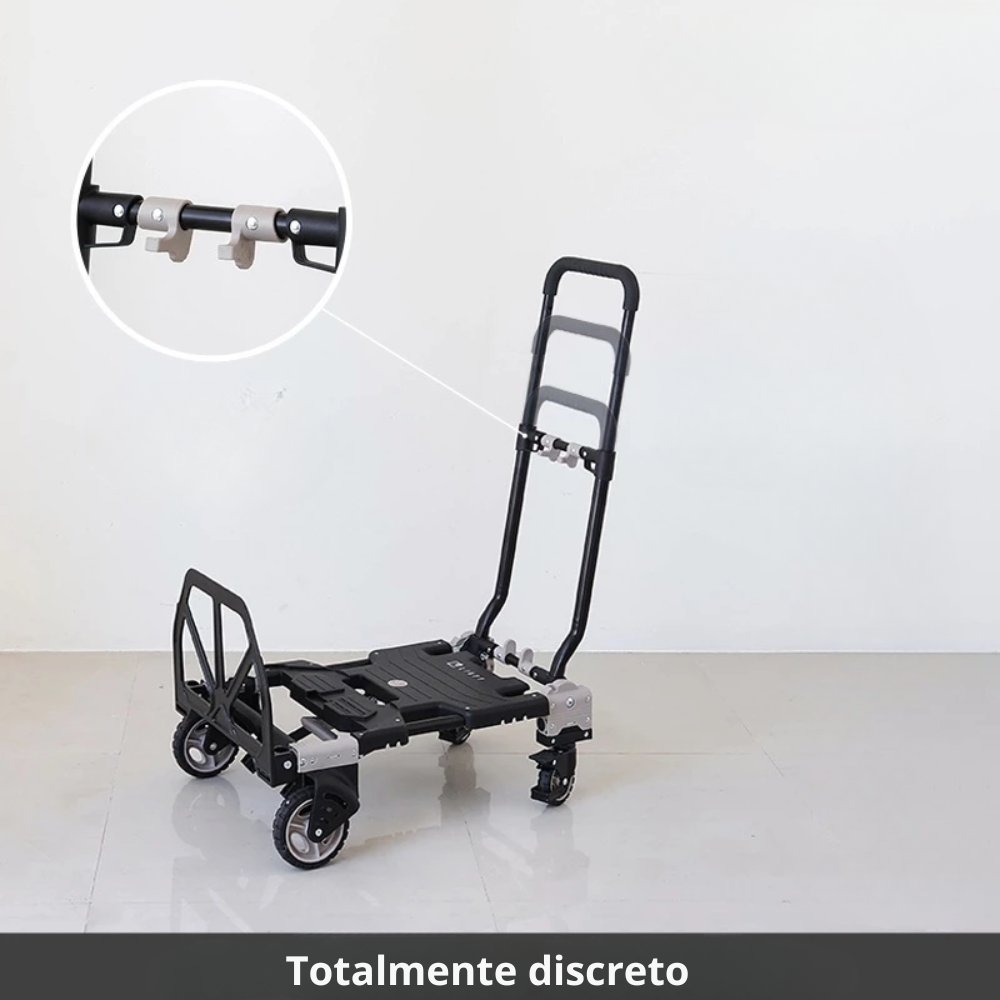 CargoFlex 2 en 1™: fuerza para cargar, ligero para guardar.