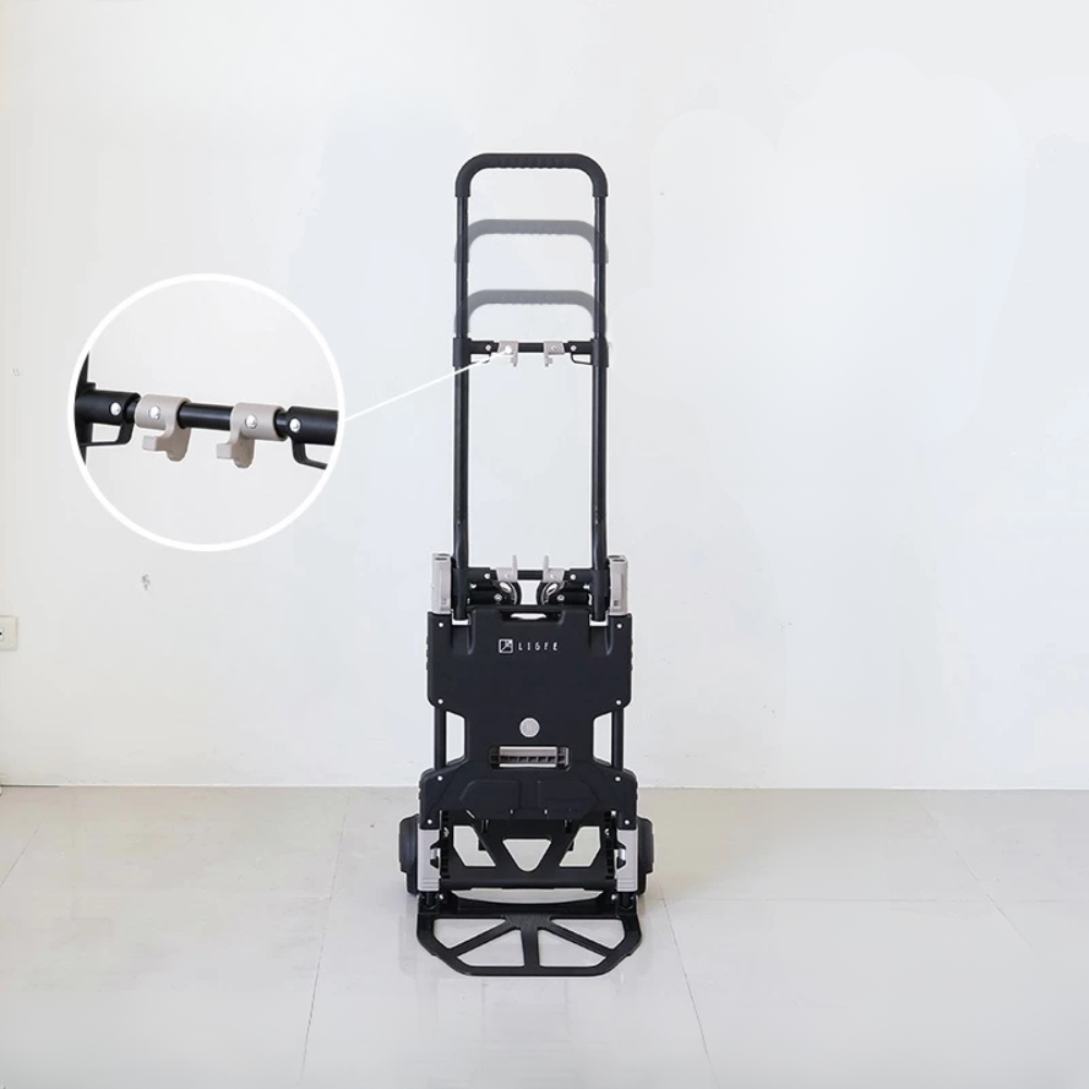 CargoFlex 2 en 1™: fuerza para cargar, ligero para guardar.