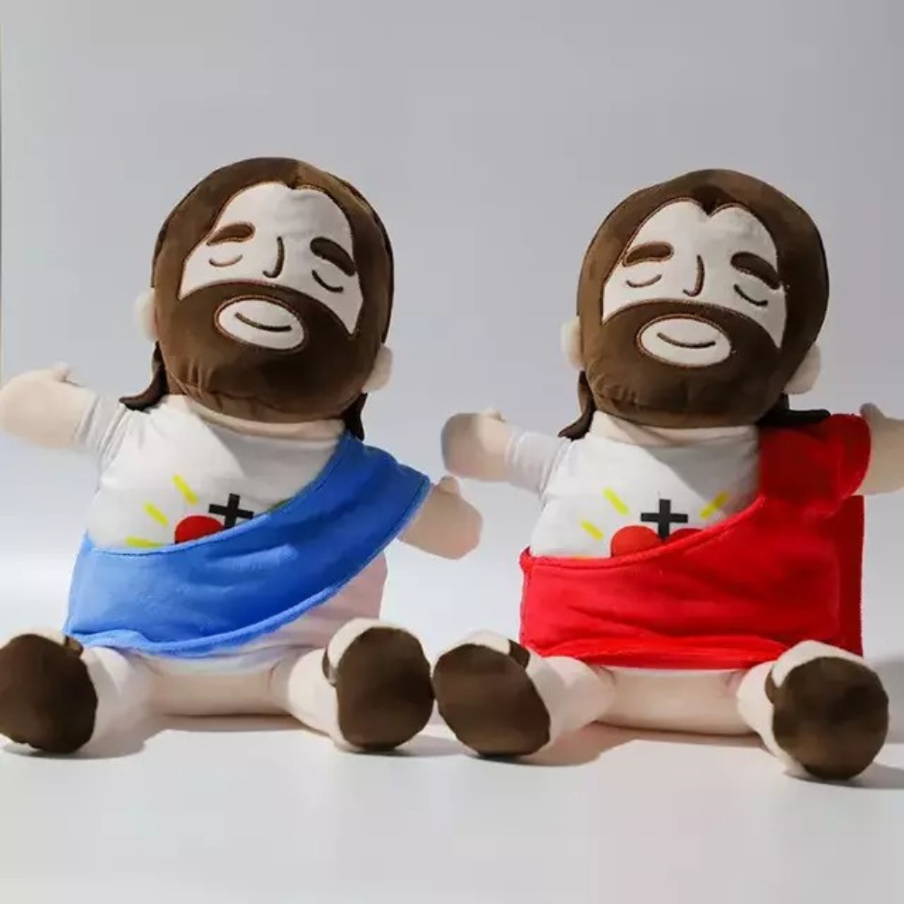 Peluche Jesús Sereno: Siente la Paz, Abraza el Amor