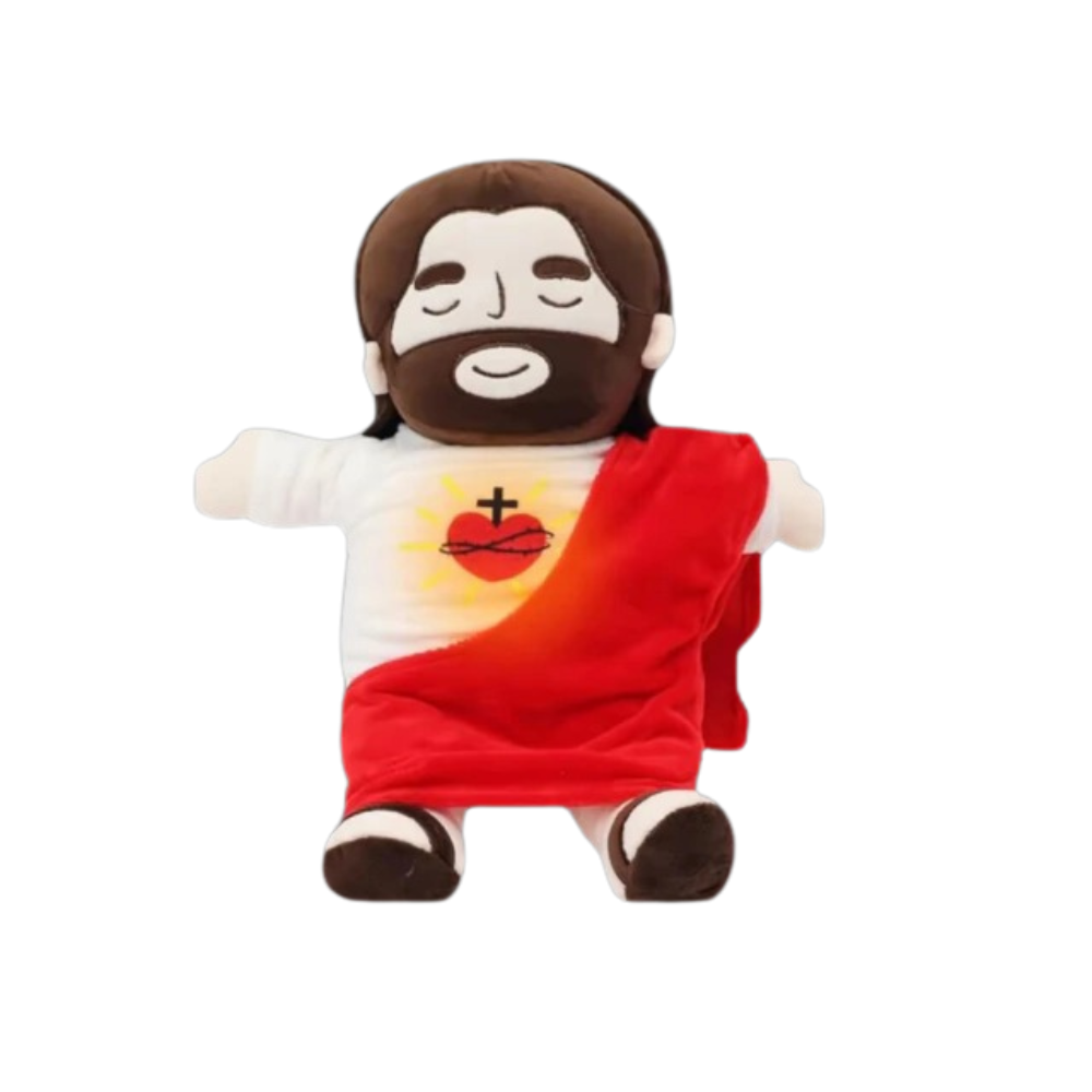 Peluche Jesús Sereno: Siente la Paz, Abraza el Amor