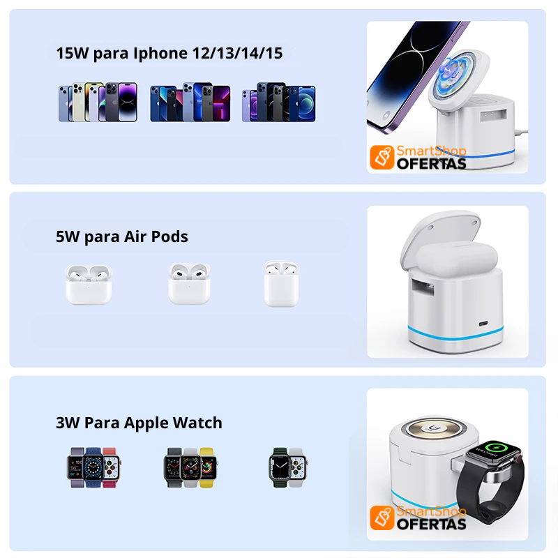 Cubo Magnético 3 en 1 con Carga Rápida - Smarts Kux Cube